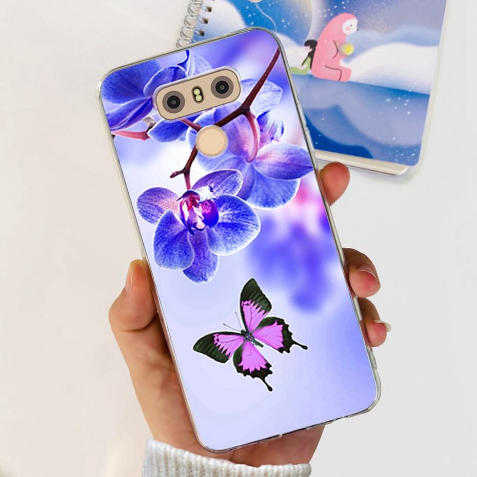 Чехол для LG Q6 Plus H870 H871 G600L G600K G600S Милый Цветочный Кот Узор Мягкий Силикон ТПУ Чехлы для Телефона для LG G6 G 6 G6plus