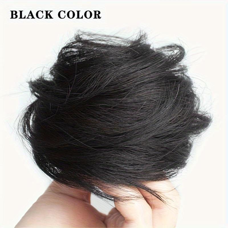 Женский пушистый пучок, невидимый бесшовный натуральный пучок, плетение, кольцо для волос, украшение для хвоста, женская резинка для волос, аксессуары для волос