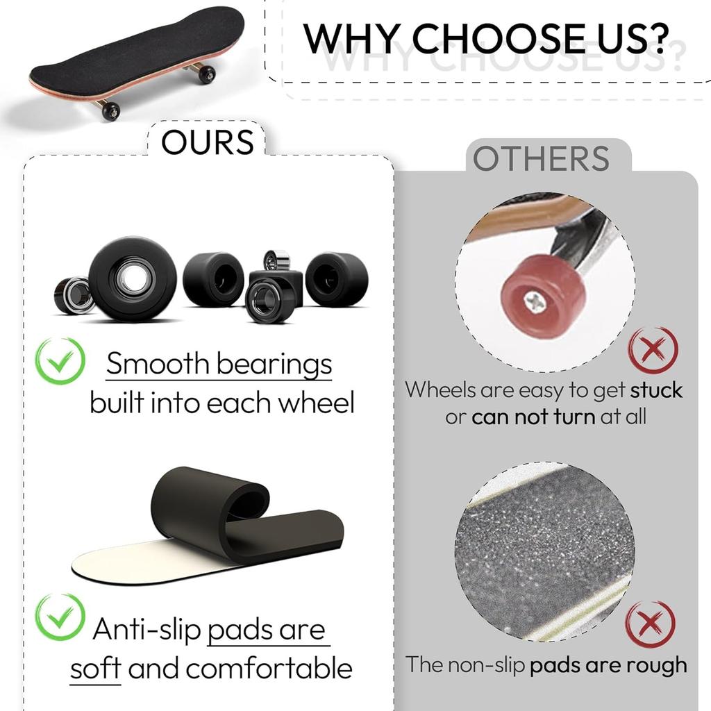 Мини-скейтборд «Черепаха» с противоскользящей накладкой, колеса с плавным ходом для игрушек-черепах, черепах и птиц
