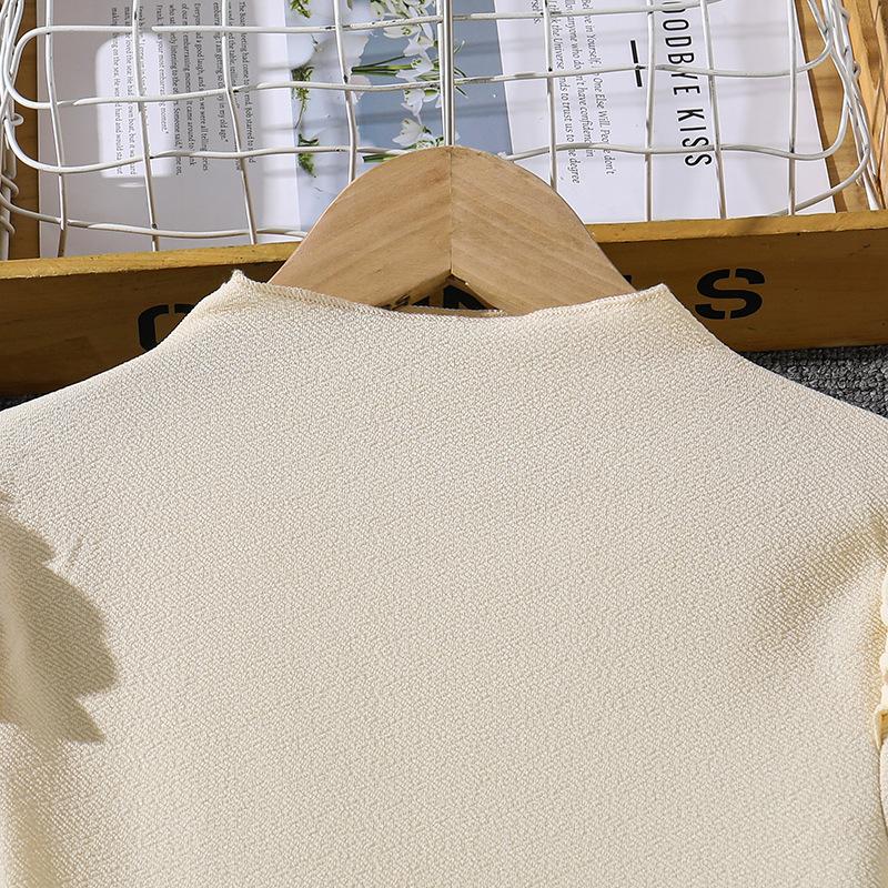 Платье для девочек 8-12 лет – Осенняя новинка: Элегантное плиссированное вечернее платье с воротником-стойкой и длинными рукавами