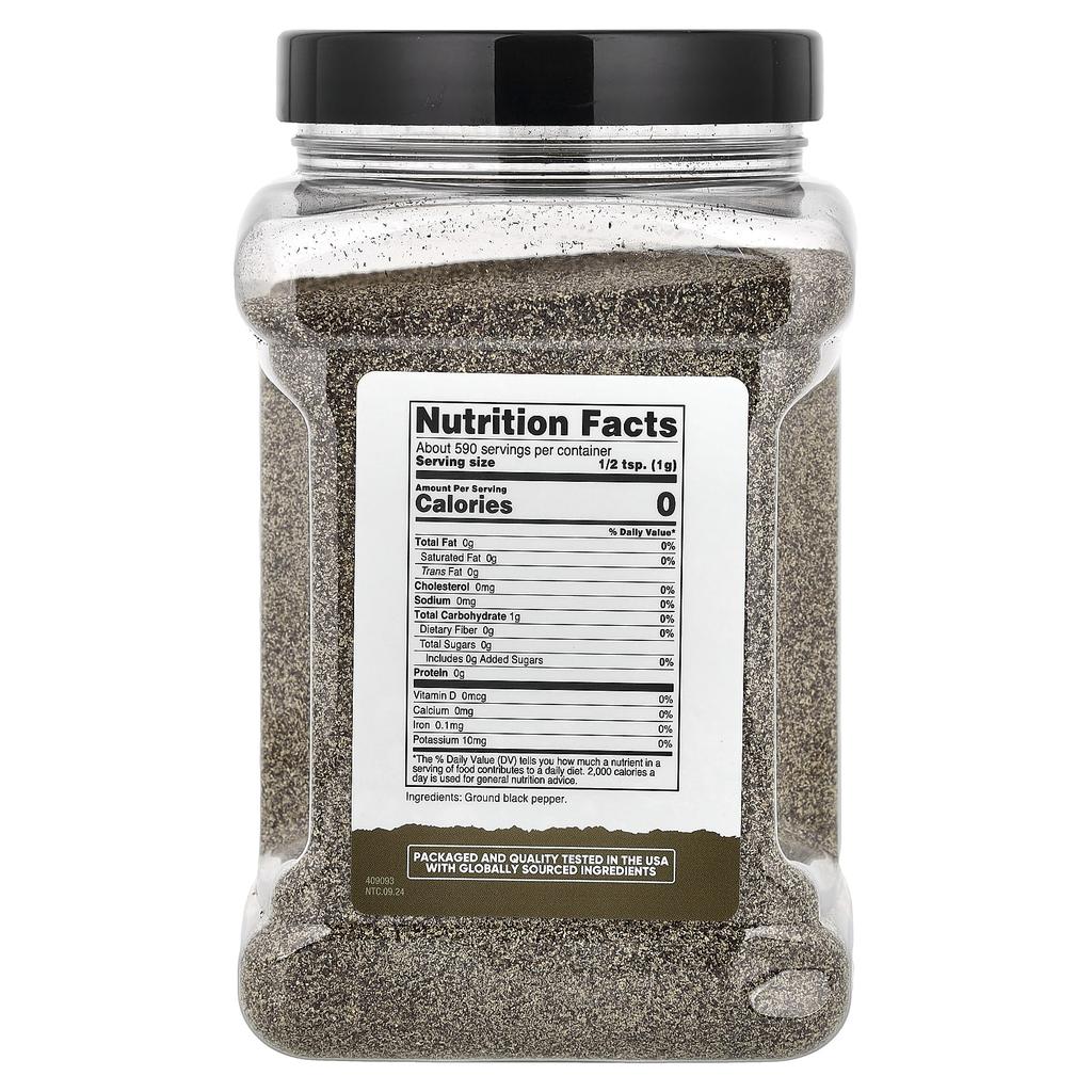 Nutricost, Pantry, Coarse Pepper, 590g (21.1oz)