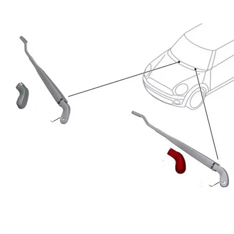 Strange Windshield Wiper Cover 61617248409 Nut Cover Forbmw Mini Cooper R56 R57 R55 R50 R52 R53 Front Wiper Cover Wiper Arm Cove