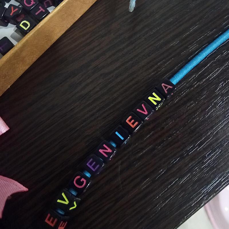 Mixed Letter Acrylic Beads Round Flat Alphabet Digital Cube Loose Spacer Beads For Jewelry Making Handmade Diy Bracelet Necklace