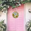 2D Flat Hanging Decorative Signs,interior Wall or Door Decoration,garden Decoration,the Pattern Is Sunflower,a Housewarming Gift for Friends