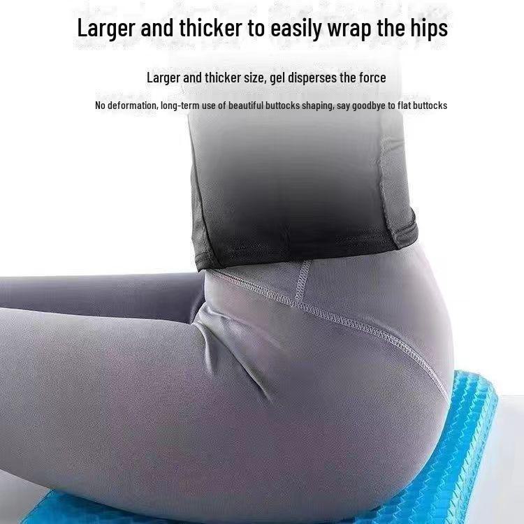 «Утолщенная силиконовая подушка для сиденья автомобиля и рыболовного кресла — антиболевая, дышащая, водонепроницаемая, высокоэластичная»