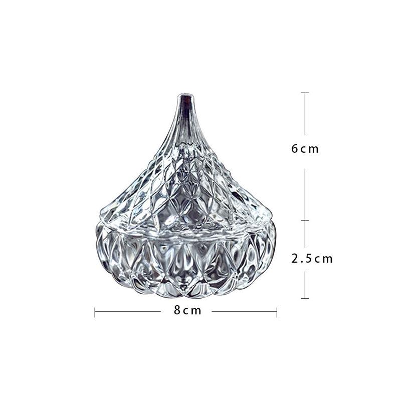 Креативная стеклянная миска неправильной формы с крышкой для ресторана, молекулярной кухни, демонстрационная миска, десертная миска для суши, специальная столовая посуда