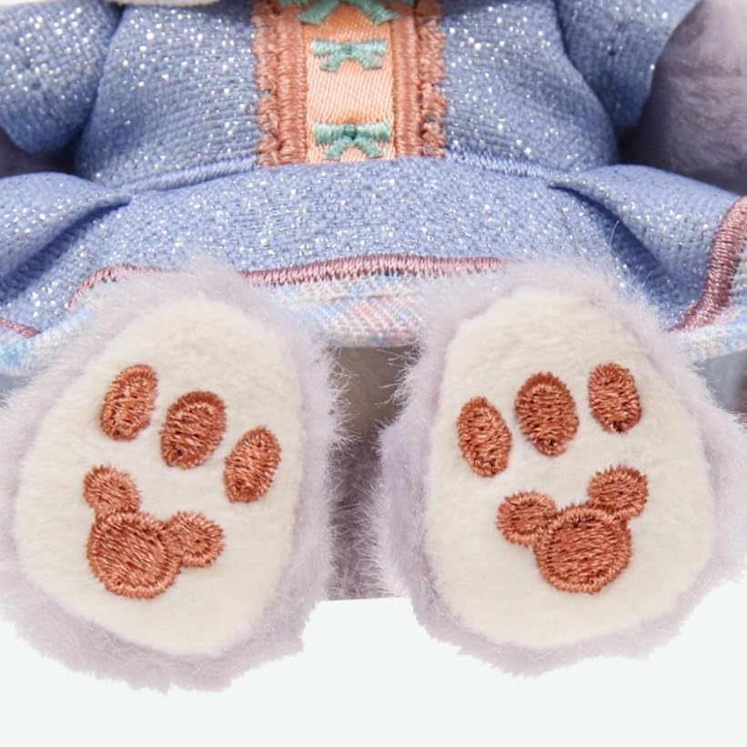 Stella Lou Plush Badge Tokyo Disney Resort Exclusive Duffy Friends Souvenir Gift "Wonderful Friendship" &