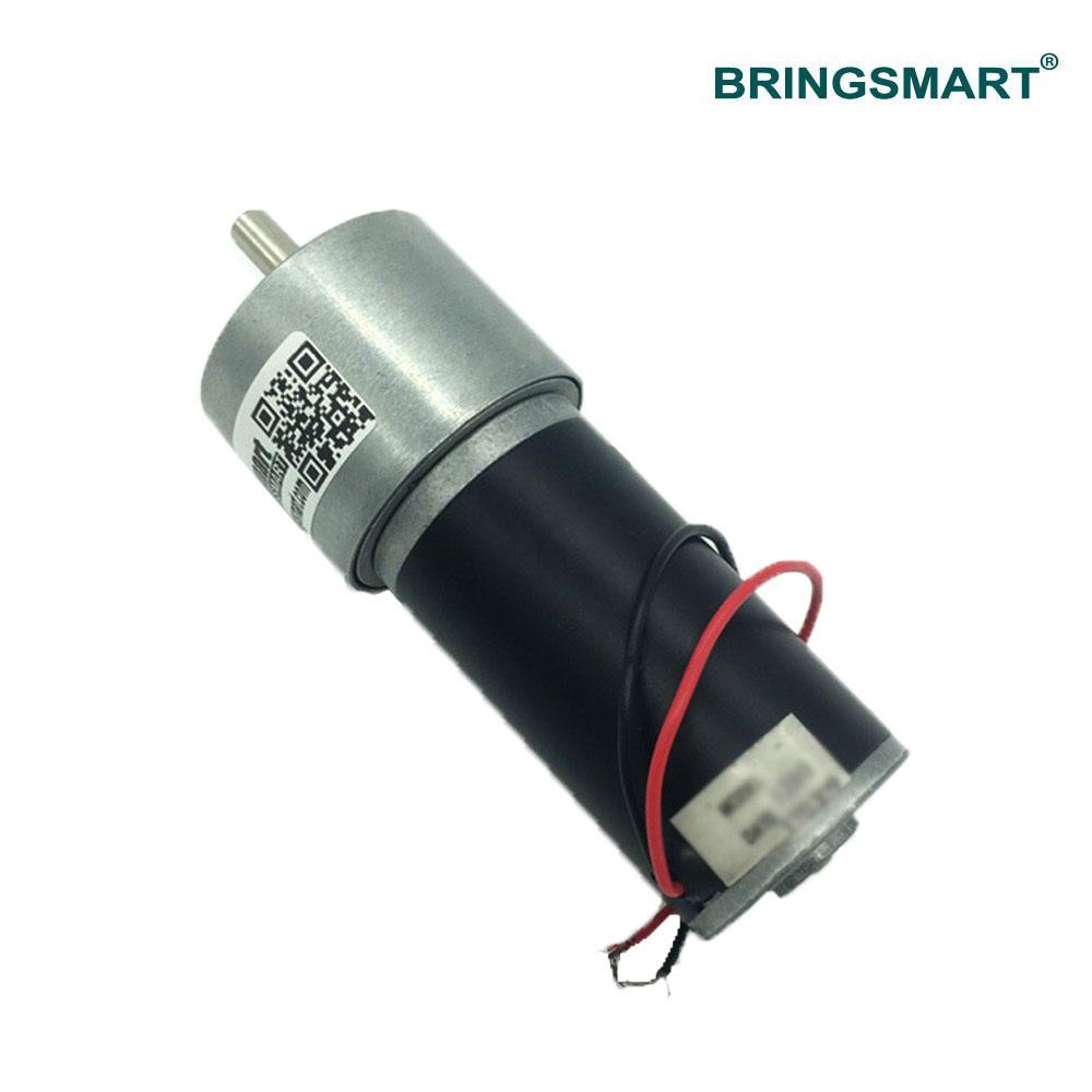 Bringsmart JGB37-3157 DC Gear Motor 12 Volt Reductor Engine High Speed High Torque Reversible 24V DC Reversible Reduction Geared