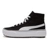 Puma Женские кроссовки Kaia Mid Cv на толстой подошве, высокие, черно-белые 384409-02