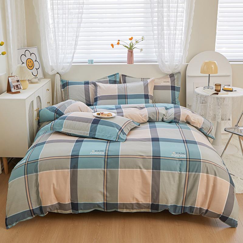 Комплект постельного белья с цветочным рисунком из 100% хлопка с узором в стиле сада, комплект постельного белья размера «queen size», пододеяльник с наволочками на все сезоны