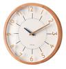 Interform Oranto Natural Radio-Controlled Wall Clock CL-3350NA, 30cm Diameter, Radio-Controlled Step Movement