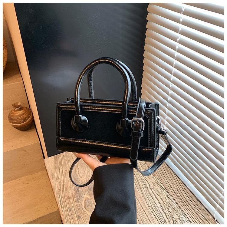 Популярная сумка-тоут женская осенне-зимняя новая ретро-модная маленькая квадратная сумка высокого класса на одно плечо через плечо