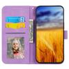 DIERFENG DF-03 Чехол-кошелек для телефона для Realme 12 5G/12x 5G Чехол с отпечатанными линиями и слотом для карт