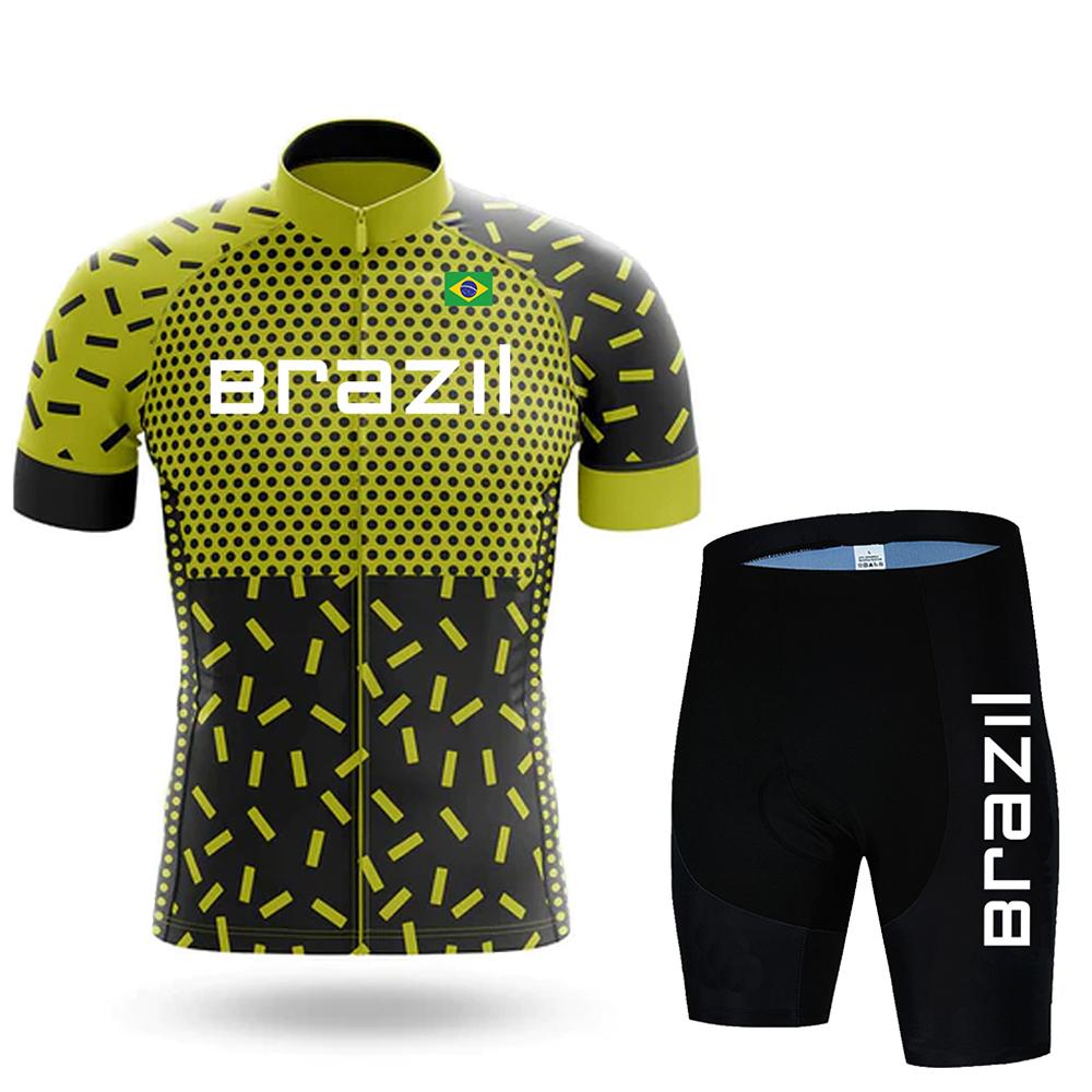 2026 Summer Breathable Cycling Suit Men Short Sleeve Jersey Sets Ropa Ciclismo Hombre Summer Clothing Triathlon Bib Shorts Suit Bike Uniform