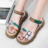 Round Nose Open From The Back Fuchsia Woman Shoes Retro Sandals House Slippers Sneakers Sport Stylish Funny Authentic