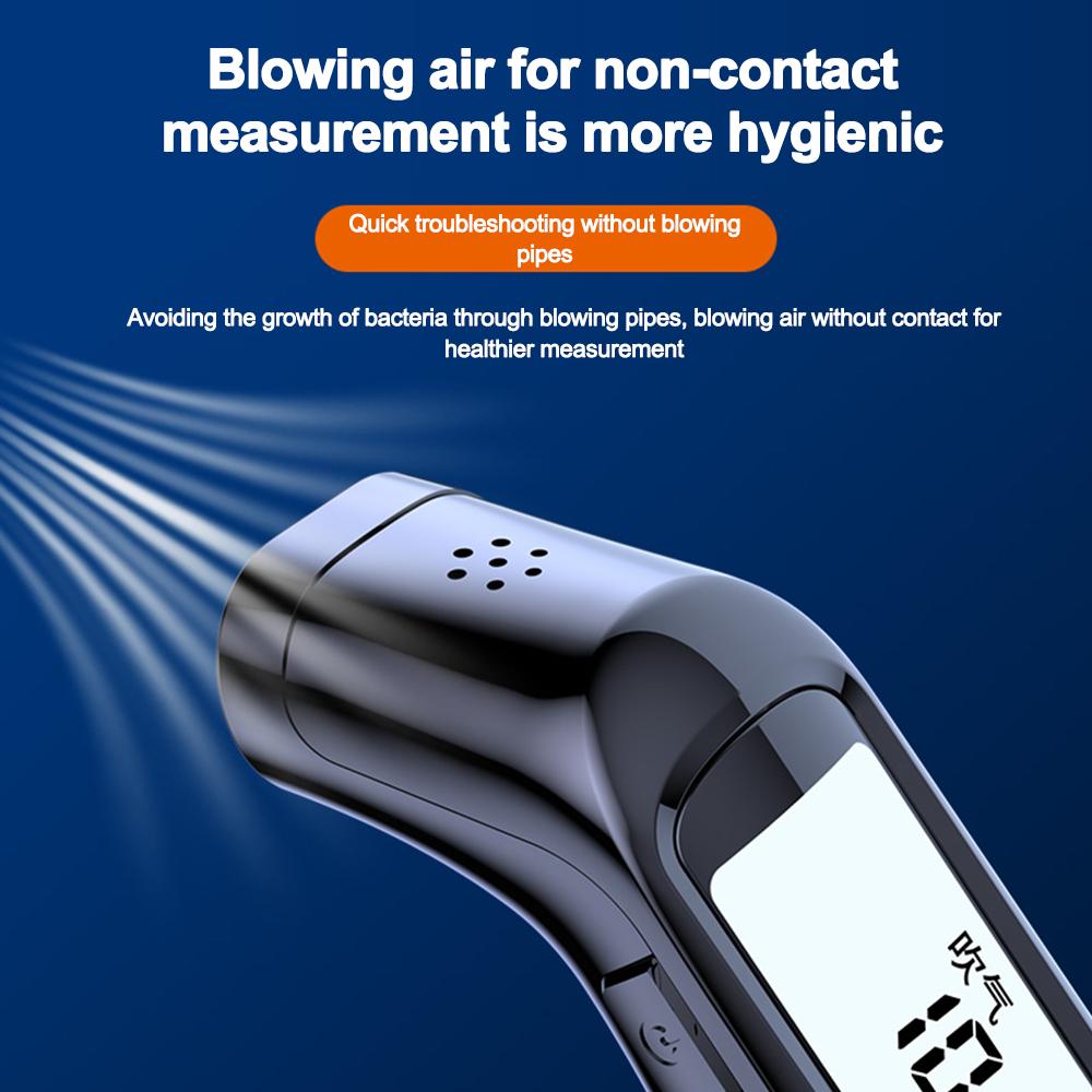 Portable Non-Contact Alcohol Tester with LED Display Alcoholmeter Alcohol Detector Breathalyzer Vehicle Diagnostic Tool Drunk Driving Prevent