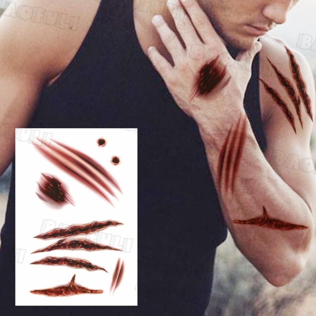 Черный пиратский череп, парусный спорт, временная татуировка для мужчин и женщин, реалистичная сова, лев, клоун, поддельная татуировка, наклейка, крутая татуировка на предплечье, грудь, татуировка