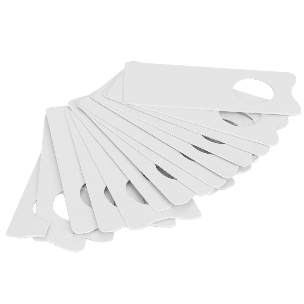 600Pcs White Plant Label PVC Garden Marking Sign Durable Plant Tag  Garden and Courtyard Use