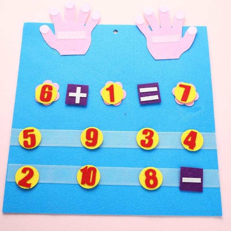 1 шт интеллектуальный войлок детские обучающие игрушки для обучения математике