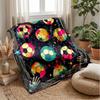 Soccer Art Energy Theme blanket Lightweight Warm Flannel Blanket Decorative Throw Blanket for Home Decoration