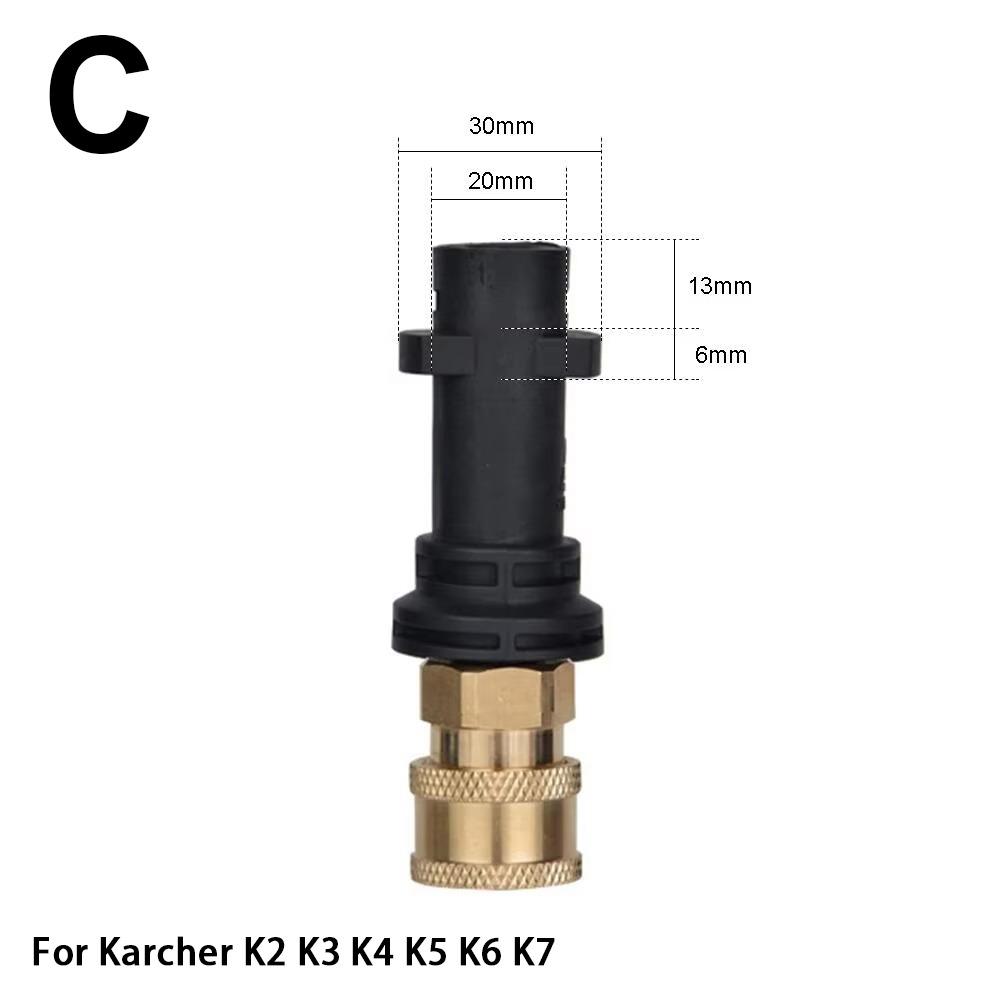 1 шт. 1/4" Водный разъем для горелки Быстросъемный аксессуар для мойки автомобиля для Karcher для LAVOR для Bosch