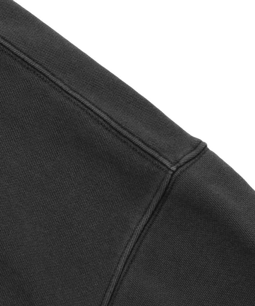 [M~4XL] Худи с пигментным логотипом Arch_Угольный