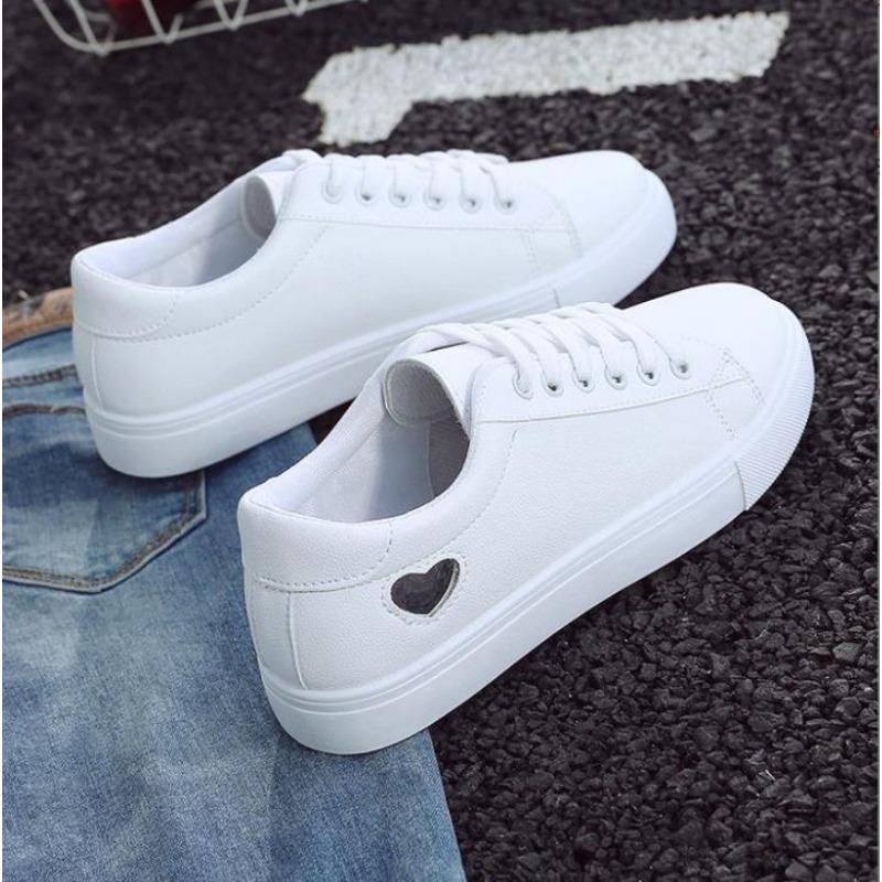 Женские кроссовки весна осень мода белые дышащие вышитые цветы шнуровка повседневные кроссовки Zapatos De Mujer новые