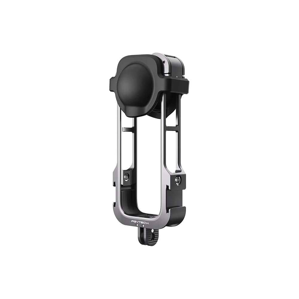 Универсальная рамка PGYTECH Insta360 X4 для Insta360 Поддерживает вертикальную и горизонтальную ориентацию Открывается и закрывается для плавной работы с винтами Холодный башмак Экшн-камера и