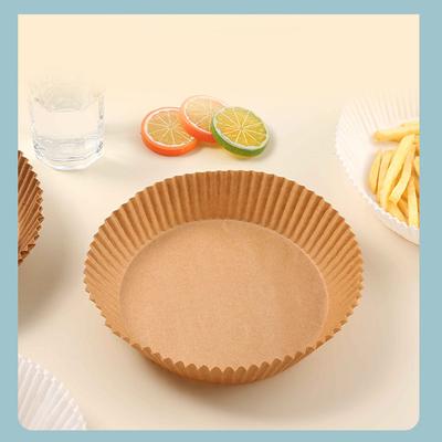 50/100/200 шт. одноразовая бумага для фритюрницы антипригарная бумага для выпечки для фритюрницы круглые бумажные вкладыши для фритюрницы бумажные кухонные принадлежности