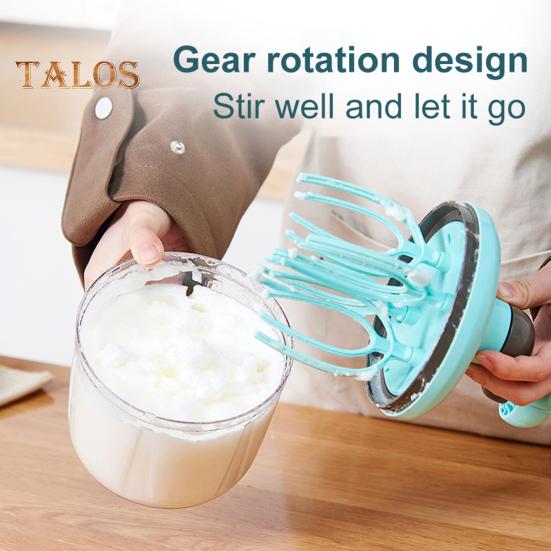 Миксер для взбивания яиц, многоразовый съемный ABS, отличный ручной венчик для взбивания сливок, устройство для взбивания яиц для дома