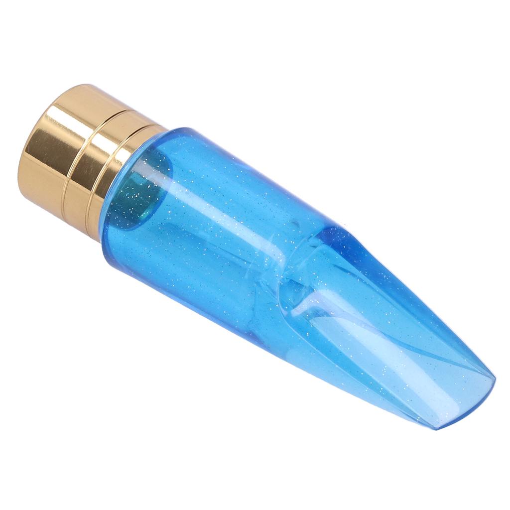 Saxophone Mouthpiece Bb Alto ABS Blue Transparent Wind Instrument Accessories Replacement