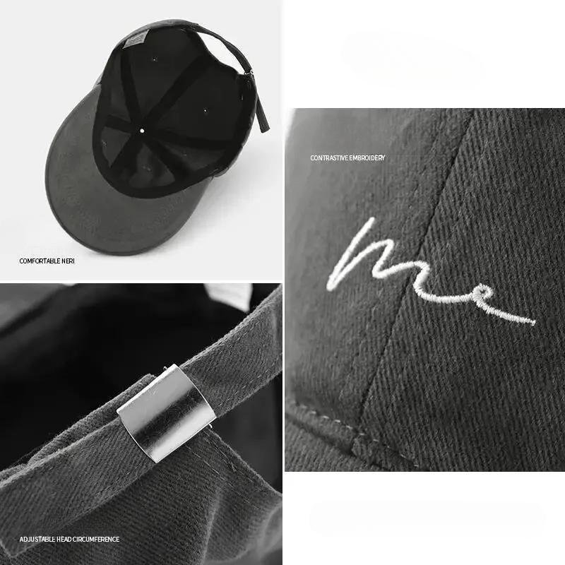 Ретро ретро вышитая бейсболка новая большая головка утиного языка шляпа модные солнцезащитные шляпы женские регулируемые спортивные шляпы