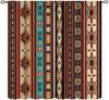 Vintage West Cowboy Window Curtains Rustic Wild West Cowboy Ride Horse and Desert Cactus Window Treatments for Bedroom Living