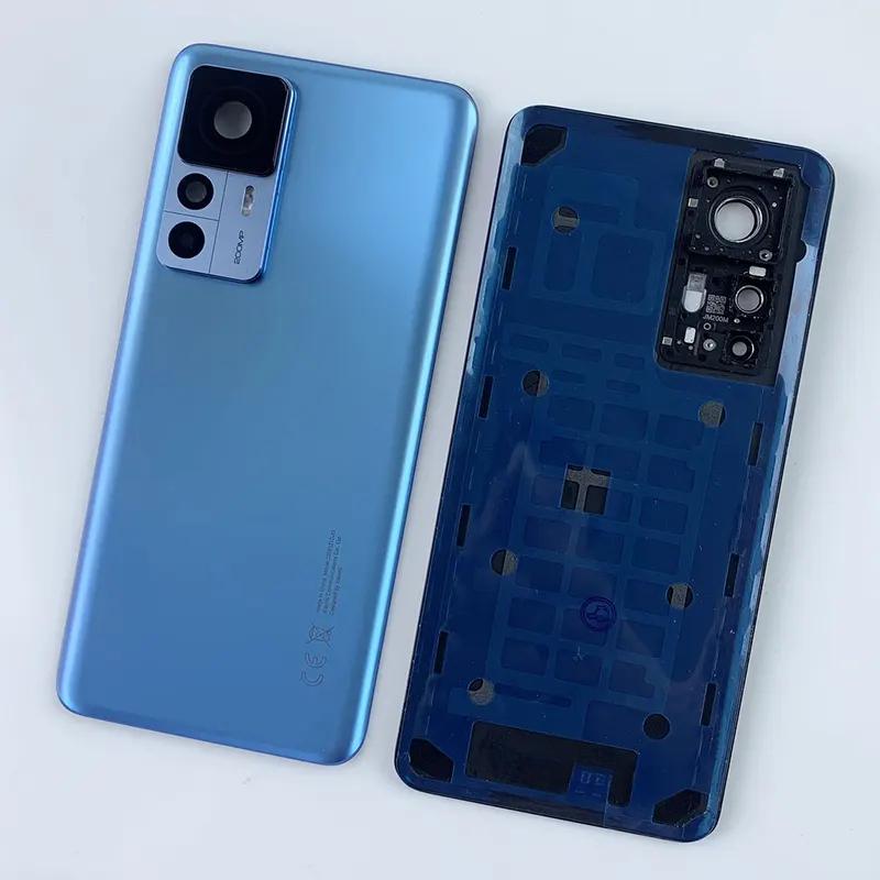 Для Xiaomi 12T задняя крышка батарейного отсека для Xiaomi 12T Pro задний корпус стеклянная дверь запасные части