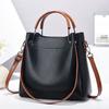 New High Value Handbag Splicing Multi-layer Large Capacity Shoulder Bag Fashion Multi-functional Shoulder Bag Crossbody Bag