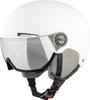 ALPINA ARBER VISOR Visor Helmet with Mirror Adjustable White Cm Ski/Snowboard Visor, Size, Matte, 54-58