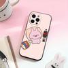 CUTE A-Asamimichan   Phone Case For iPhone 17,16,15,14,13,12,11 Plus,Pro Max,Soft Silicone Black Cover