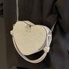 Shiny Girl Heart-shaped Bag for Women New Fashion Love Bag High-end Fashion Chain Shoulder Crossbody Bag