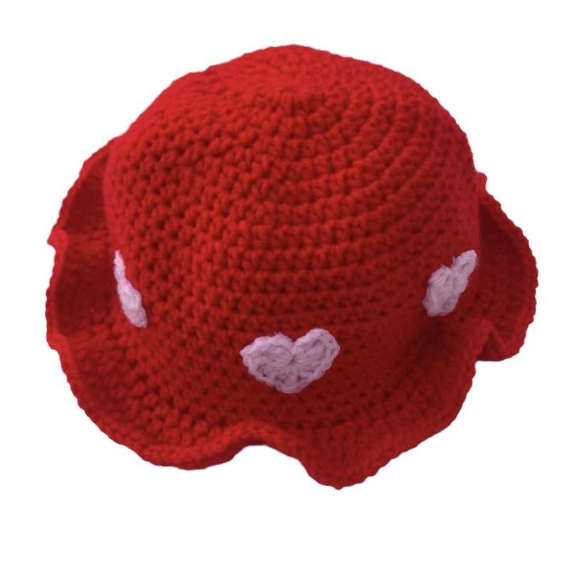 Новый стиль, чисто ручной вязки, индивидуальный узор, шапка-тазик, модная шляпа для взрослых рыбаков