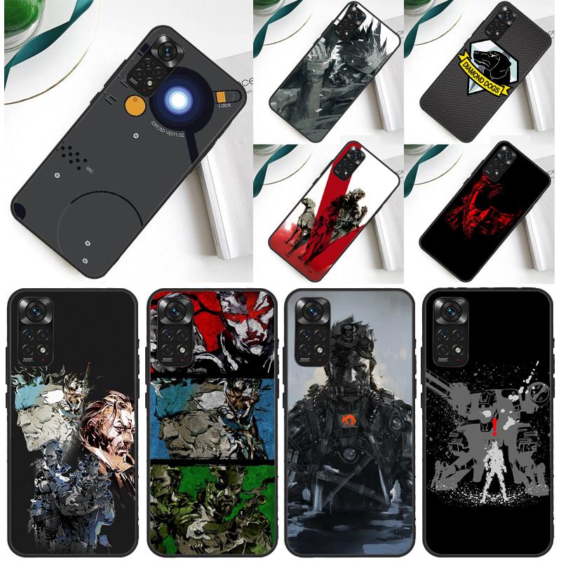 Металлический чехол Metal Gear Solid для Xiaomi Redmi Note 12 11 10 9 8 Pro 9S 10S 11S 12S Redmi 12C 9A 9C 10A 10C Чехол