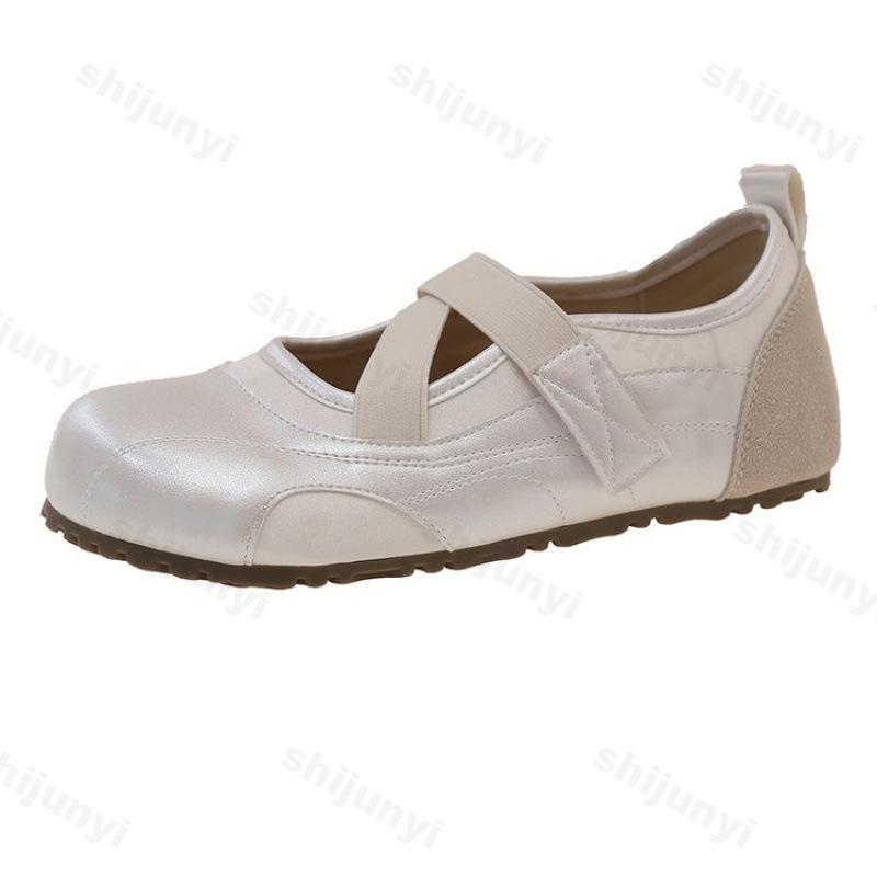 Fashion Elegant Shallow Mouth Casual Flat Single Shoes for Women Autumn 2025 Soft Soled Comfortable Fashion Ballet Style Mary Jane Shoes