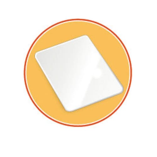 MA Packaging Kitchen Protector Sheet, Adhesive Kitchen Sheet, Transparent, 3-Layer, Clear, MB58411, Approx. 45 X 90 Cm, Set of 3