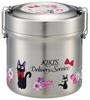 Insulated Bento Delivery French Studio Stainless Box, Kiki's Service, Style, Ghibli, 600ml, Bowl-Shaped, Antibacterial, Vacuum-Sealed, Steel,