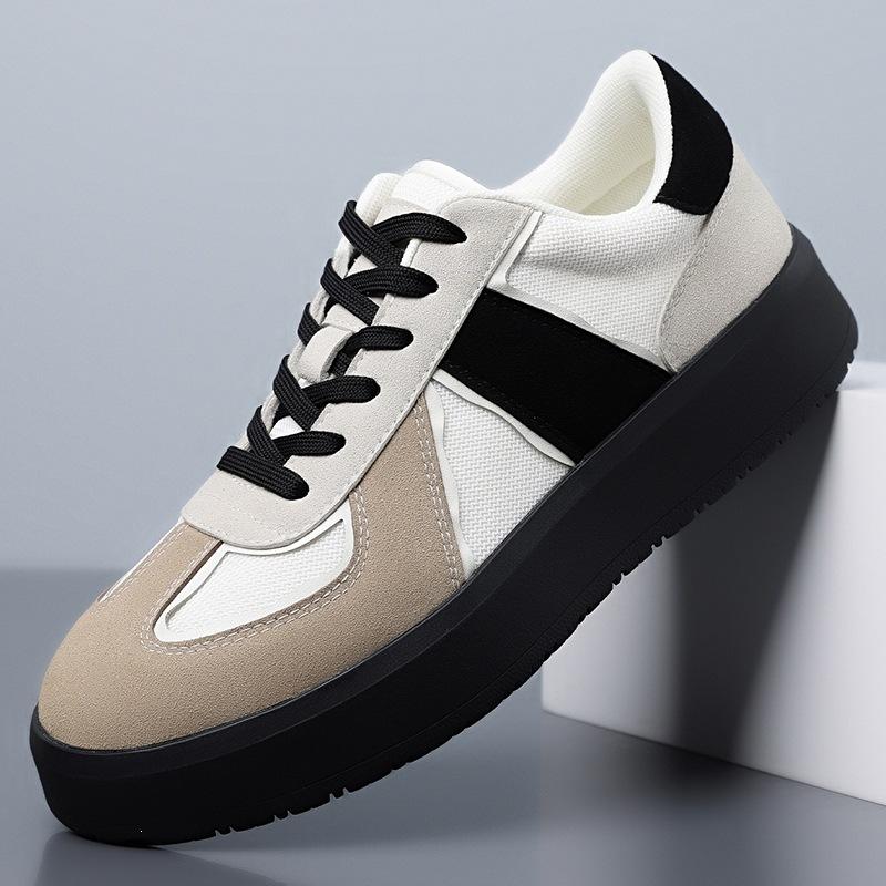 Dexun shoes men's 2026 spring and summer new Forrest Gump shoes platform heightening sports and leisure versatile board shoes 77668