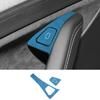 Top Suede For Tesla Model 3 Model Y (2019-2024) Door Switch Button Trim Cover Protection Decoration Car Interior Accessories