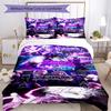 3pcs Gojo Satoru pattern bedding set duvet cover set includes duvet cover &pillowcases, perfect all season bedroom decoration & gift