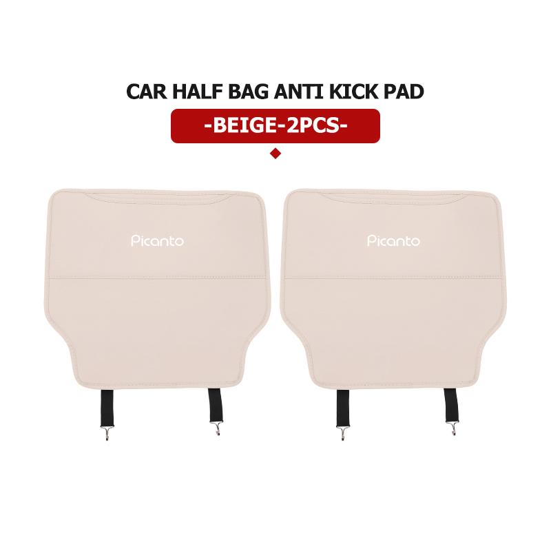 AANT1 Car Seat Children Anti-Kick Mat Storage Bag Pad Accessorie For KIA Picanto 2008 2012 2017 2018 2019