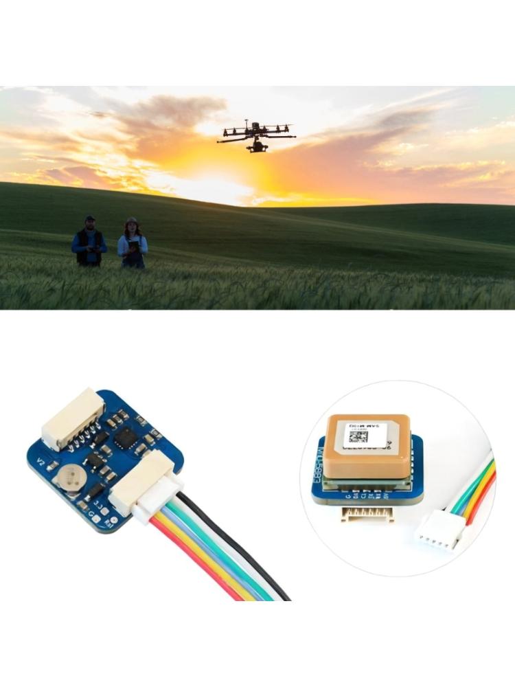 Matek M10Q-5883 Global Positioning System Module with Cable for FPVs Drones Quadcopters Accurate Positioning
