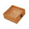 Wooden Storage Box Flower Decorative Candy Container Wood Keepsake for Centerpiece