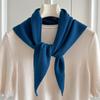 Knitted Scarf Women 100% Wool Winter Warm Scarves Solid Headband Design Thickened Shawl Soft Cashmere Pashmina Neck  NEW